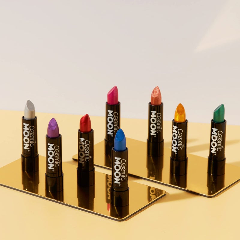 Cosmic Moon - Metallic Lipstick - 0.17oz - For mesmerising metallic lips! - Rose Gold - Image 4
